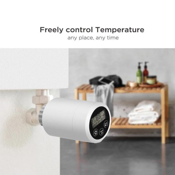 

smart home control zigbee tuya wifi temperature valve adjustment radiator life app