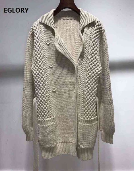 

coats autumn winter fashion cardigans coats women crochet knitting adjustable belted long sleeve casual vintage coat sweater, Tan;black