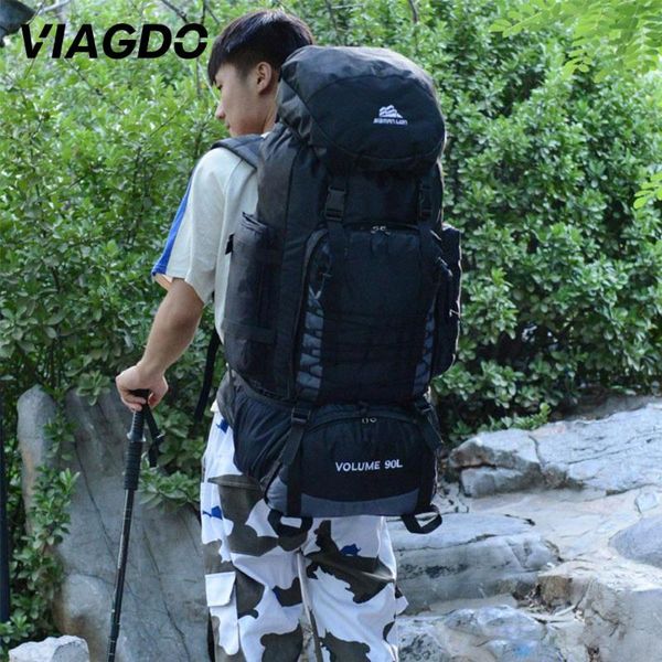 

outdoor bags durable camping bag high capacity picnic 90l 7.3cm military accessorie tent backpack field survival traveling
