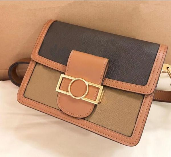 

genuine leather messenger bag dauphine women classic chain shoulder bags crossbody metis floral handbag calfskin patchwork