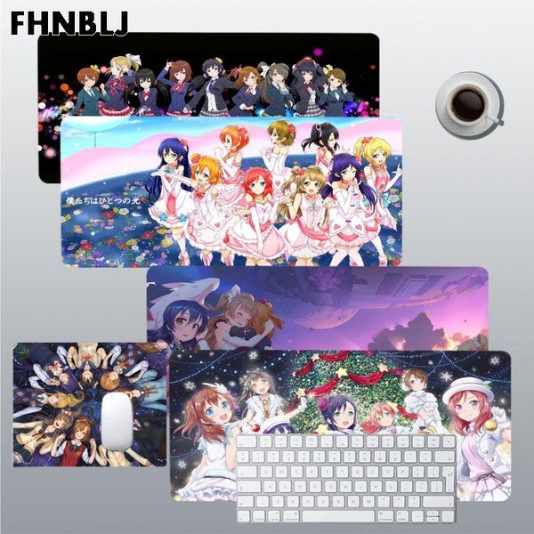 

mouse pads & wrist rests fhnblj love live anime cute gamer play mats mousepad size for keyboards mat boyfriend gift