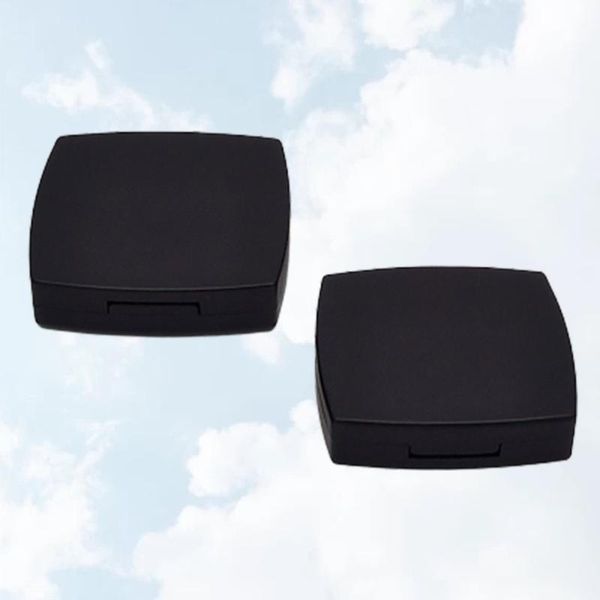 

storage bottles & jars 2pcs 20mm refillable empty box lipstick container subpackage makeup tool organizer black