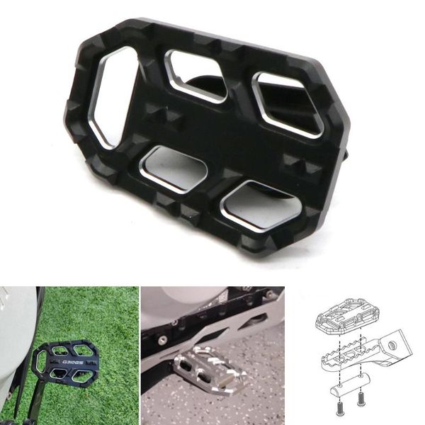 

motorcycle rear foot brake lever peg pad enlarge extender footrests pedals for g310gs g310 gs g 310 2021-2021