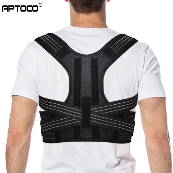 

aptoco posture corrector brace shoulder back support belt for braces & supports belt shoulder posture drop 211012