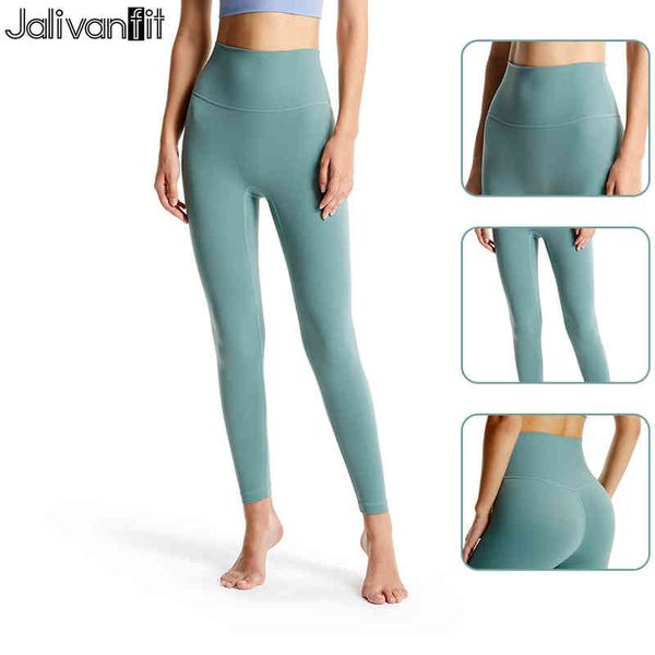 

jalivanfit women high waist naked feeling leggings push up sport fitness running yoga pants energy seamless
