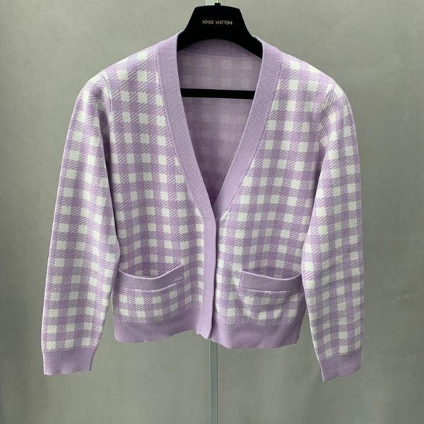 

2021spring women's checker board knit suit two piece dress, White