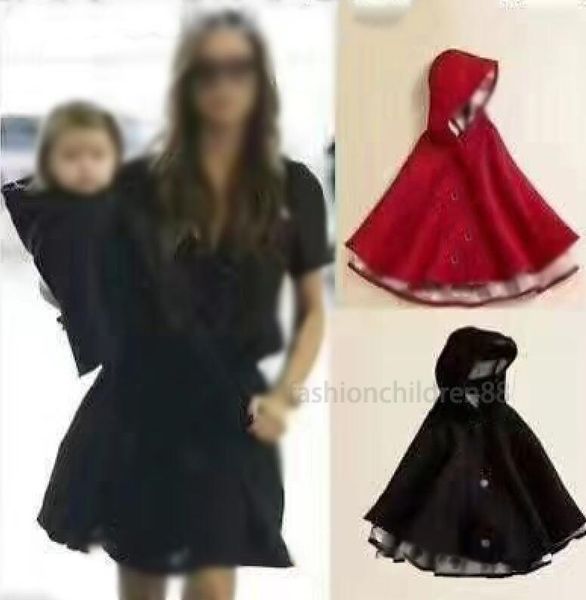 Baby-Mädchen-Poncho mit Karomuster, hochwertige Umhang-Kleidung für Kleinkinder und Mädchen