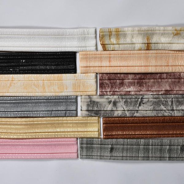 

waterproof border wall sticker corner line edge strip waist tiles wallpaper home decor 8*230cm stickers