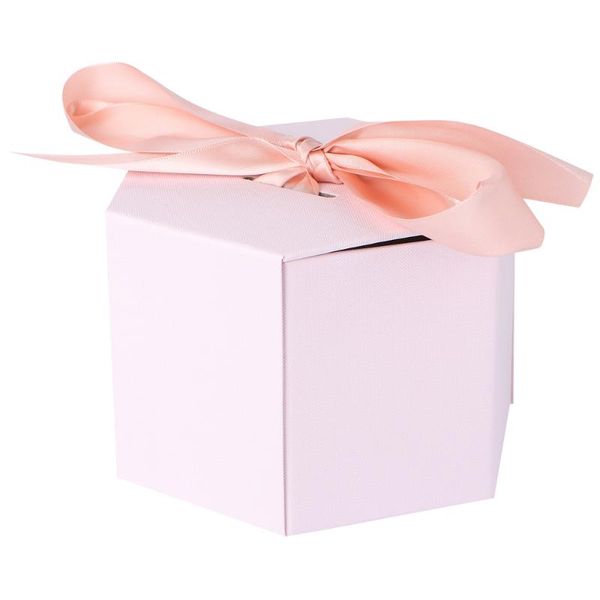 

gift wrap 1pc hexagon box elegant candy container romantic valentine's day