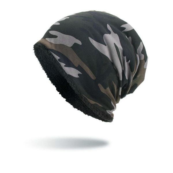 

beanies women men warm baggy camouflage crochet winter wool ski beanie skull caps hat fashion keep causal