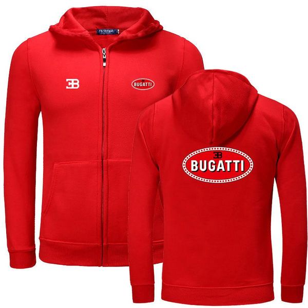 

men's hoodies & sweatshirts 2021 men bugatti sweatshirt zipper streetwear hoodie plain hooded, Black