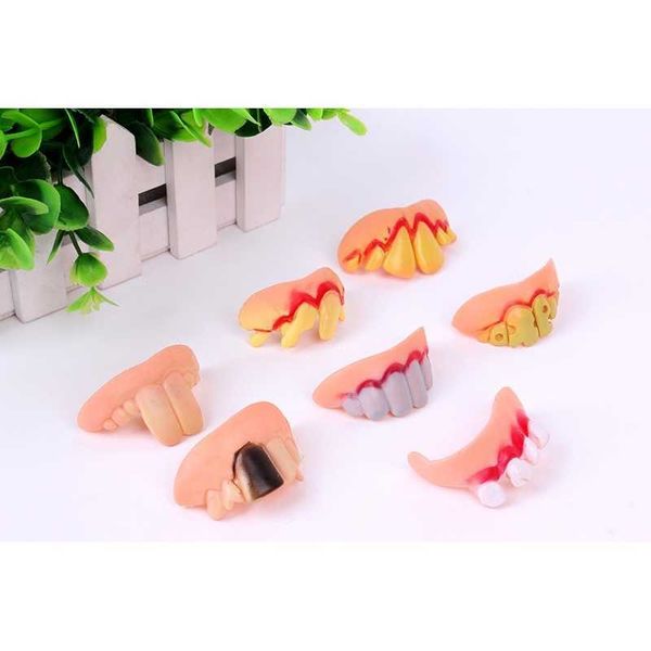 

april fool's day toy bar halloween props trickery funny clown false set front teeth