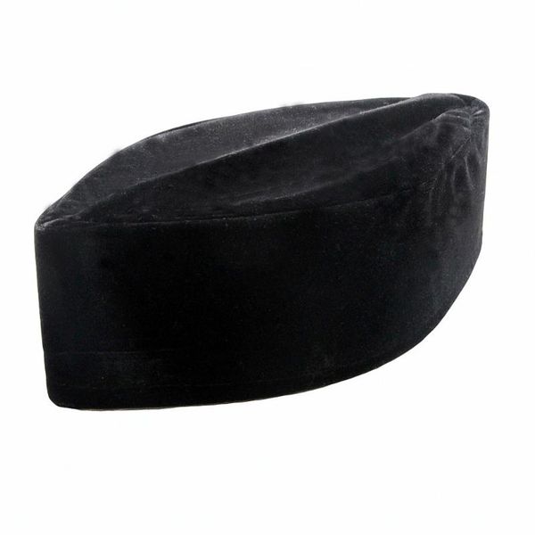 

muslim men velvet black kufi hat islamic turkish takke prayer cap bonnet turban beanies