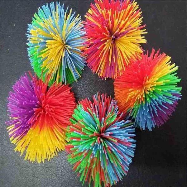 

silicone koosh ball sensory fidget toys stretchy rubber pom dough balls rainbow dna stress relief popper autism adhd active finger fun