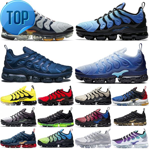 

original tn plus running shoes for men women triple black white cherry fresh atlanta hyper blue 0100 bred pure platinum mens trainers sport