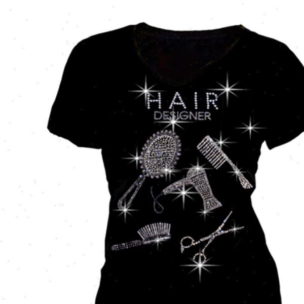 

womens arrivals women t shirt summer mirror comb rhinestone casual short sleeve o neck drop, White