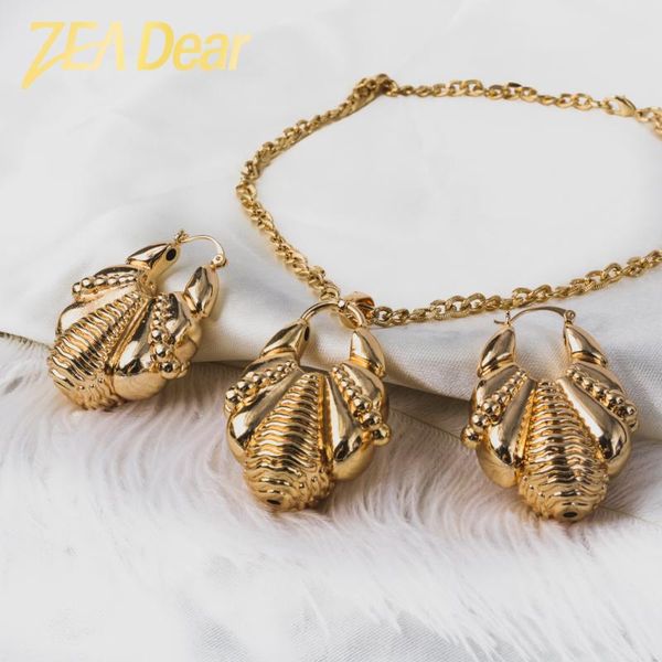 

earrings & necklace zeadear jewelry fashion african pendent big sets women girl large light style for wedding party gifts trendy classic, Silver