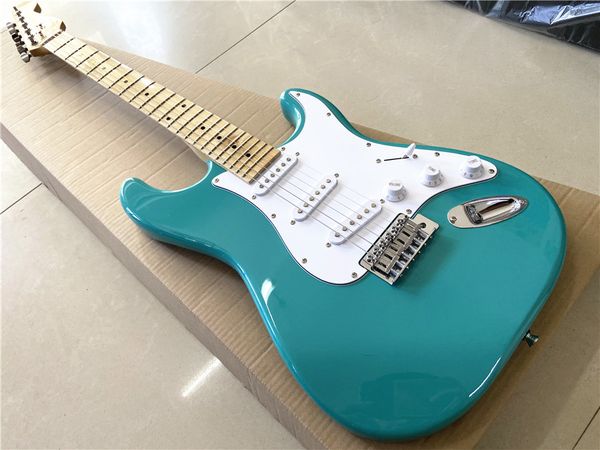 

miami blue maple classic electric guitar tuning fork, delivery