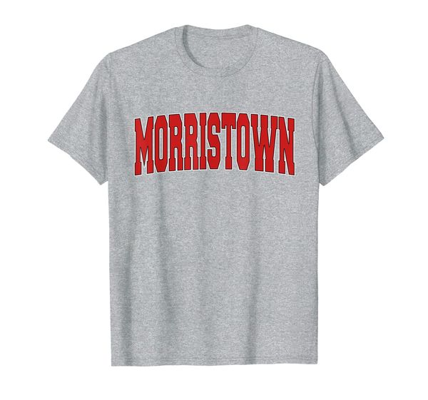 

morristown nj new jersey varsity style usa vintage sports t-shirt, White;black