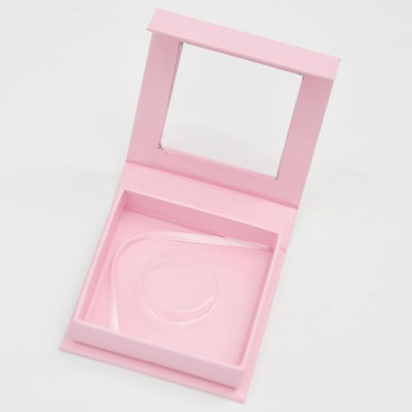 

wholesale eyelash packaging box lash boxes package custom square light pink mink lashes makeup case bulk vendors fast false eyelashes1