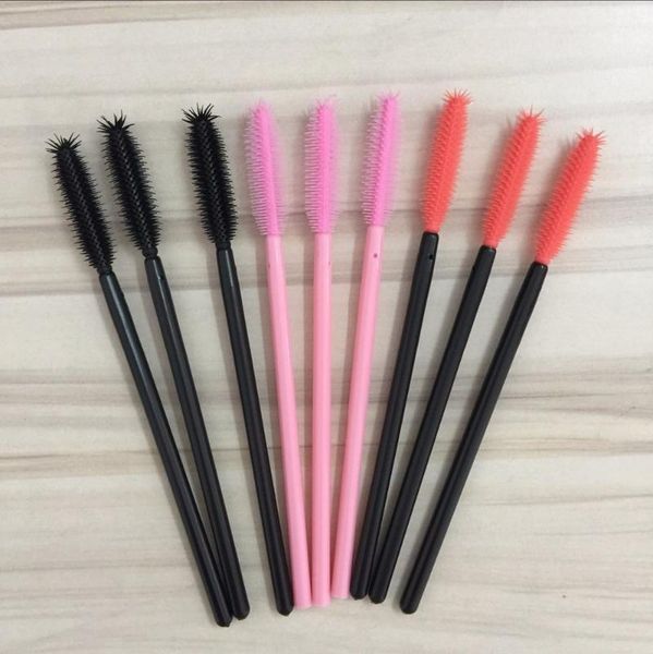 

sanitary application sturdy silicone disposable mascara wands set of 12 define lashes professional women eyelashes makeup brush1