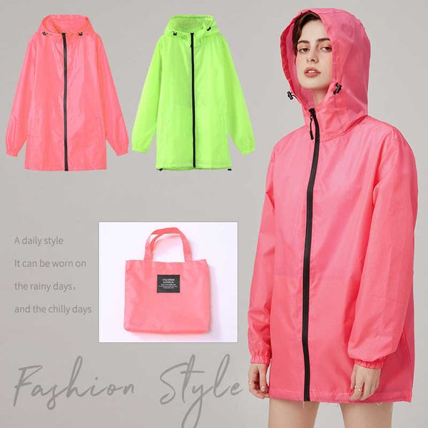 

women's raincoats fashion windbreaker outdoor short sports plaid running, Black