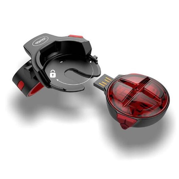 

bike lights brake warning light rear usb rechargeable bicycle lamp bright led flash for cycling taillight