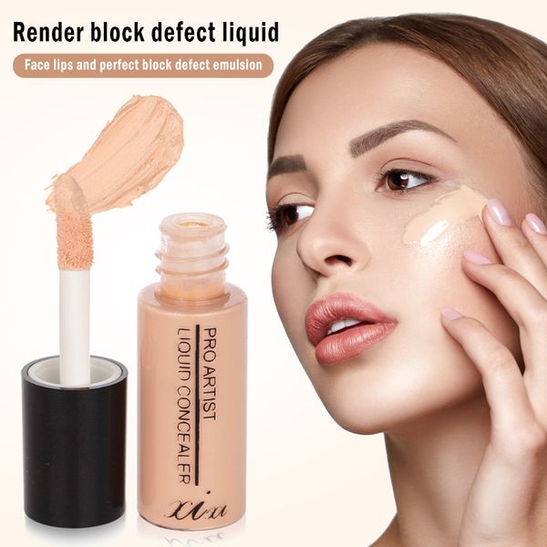 

liquid concealer high covering dark blemish makeup face foundation moisturizing long-wearing stick tslm1