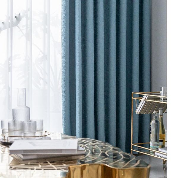 

nordic style blackout curtains modern minimalist living room balcony bedroom curtain & drapes