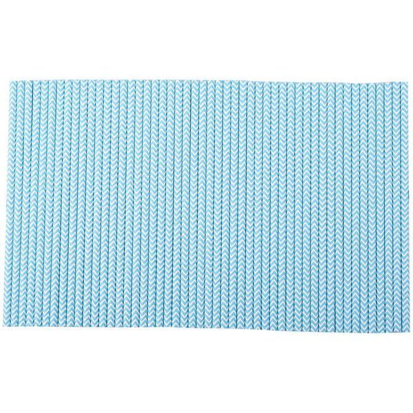 

bathroom storage & organization -2 packs paper straws birthday wedding baby shower party stripes, lake blue
