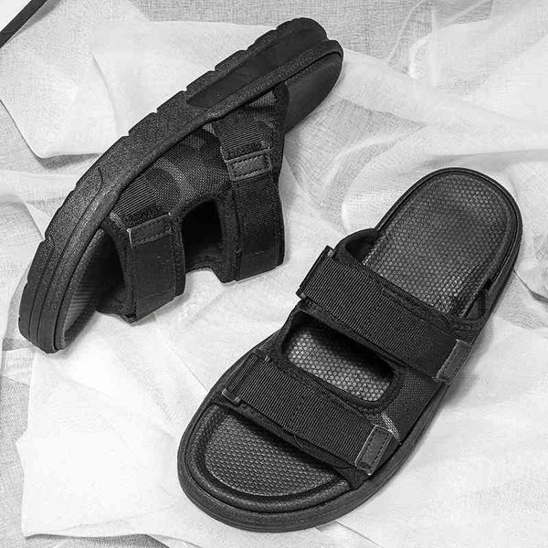 

slippers chinelo masculino pupupuda, sapato de verÃ£o para homens, chinelo macio ao ar livre, casual praia, 5anl, Black