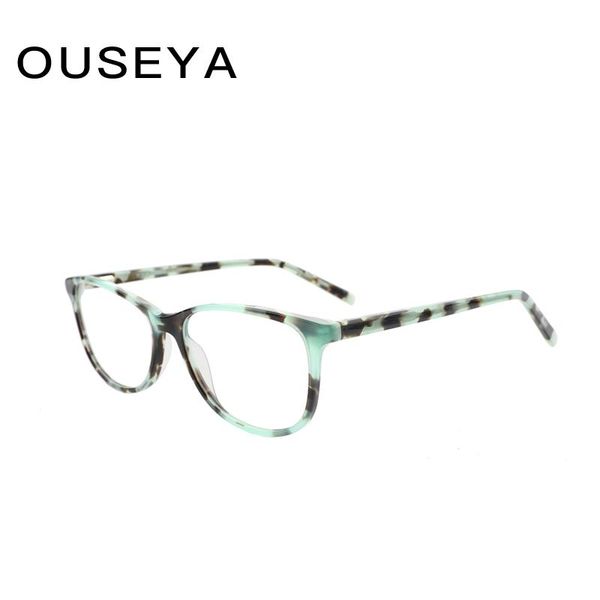 

fashion sunglasses frames women flasses frame quality ultra-thin band acetate men optical eyewear, Black