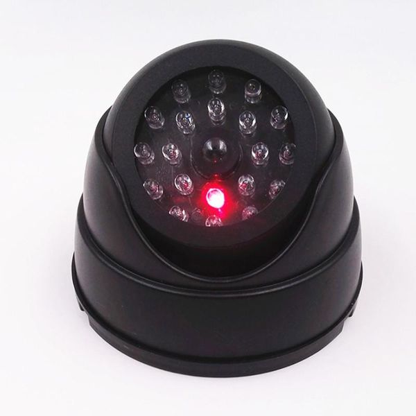 

cameras led light fake camera black outdoor cctv simulation dummy home surveillance security dome mini flashing