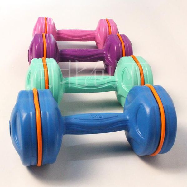 

color plastic dumbbell ladies fitness small cement 1/1.5/2/5kg single dumbbells