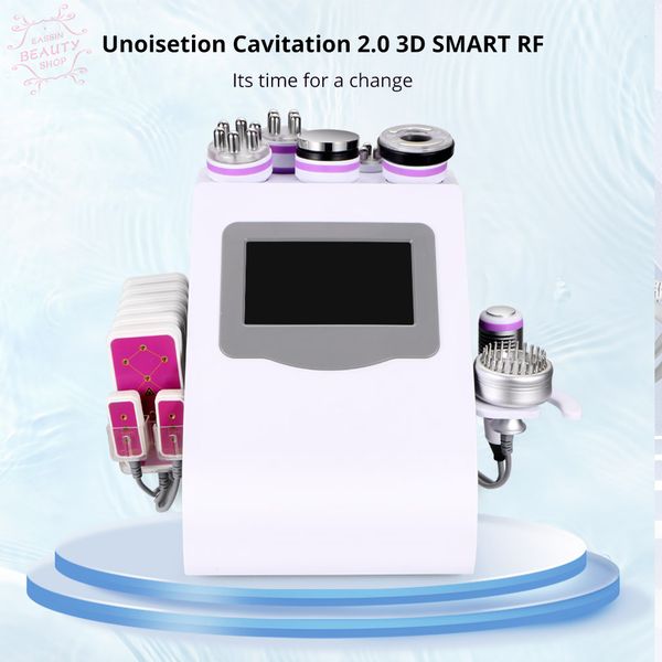 

9 in 1 unoisetion cavitation radio frequency slimming skin tightening laser machine cellulite removal