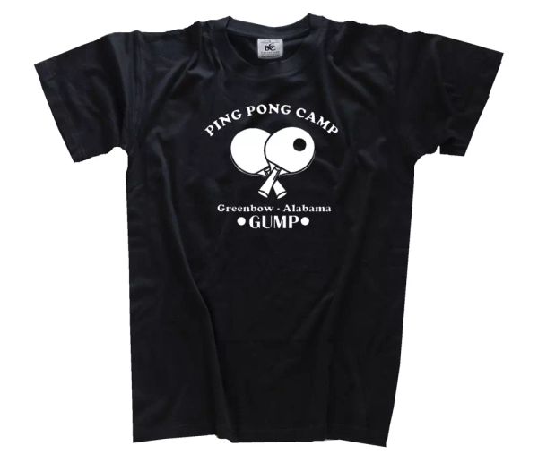 

ping pong camp gump greenbow alabama forest t-shirt s-3xl, White;black