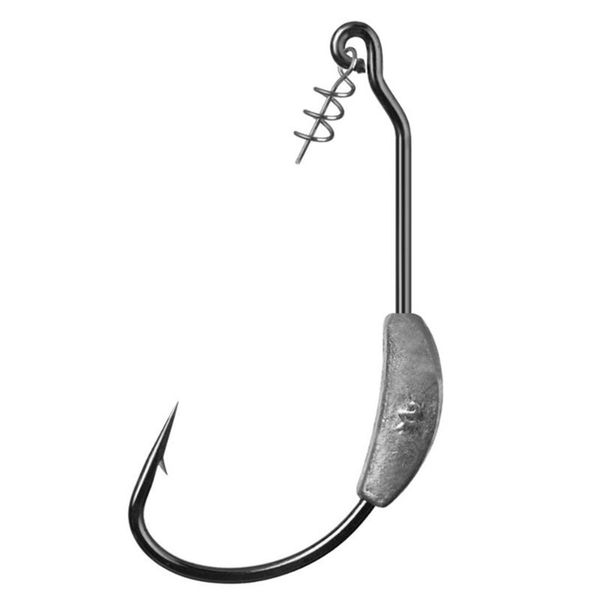 

10pcs/lot fishing hook barbed lead 2g/2.5g/3g/5.25g offset for jigging soft bait hookfor texas rigs hooks