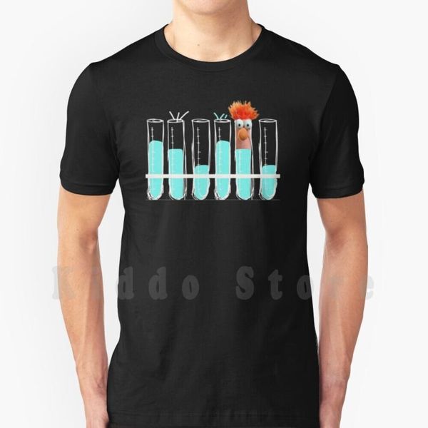 

men's t-shirts science t shirt diy big size 100% cotton beaker the vintage chemistry experiment fozzy humor, White;black