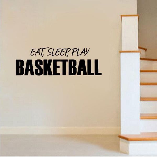 

wall stickers eat sleep play basketball home decoration sticker