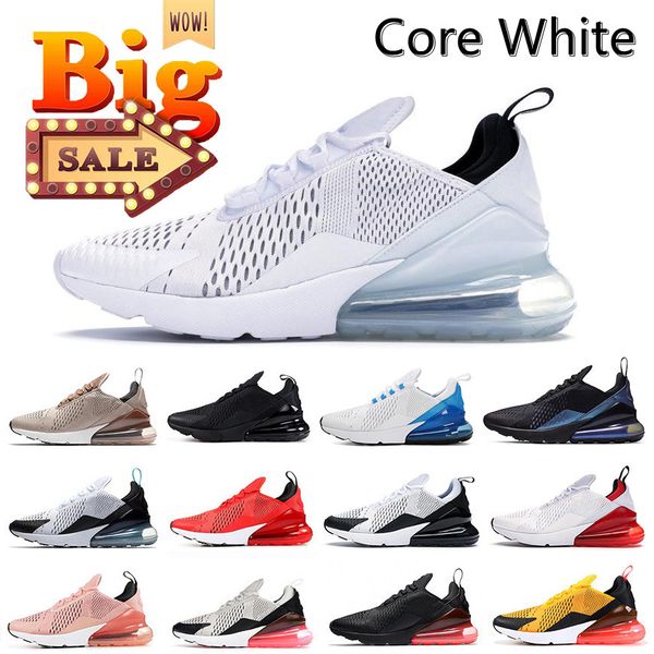 

core white 270 270s casual shoes triple black neon women men chaussures usa be true cactus barely rose university red tiger mens trainers ou