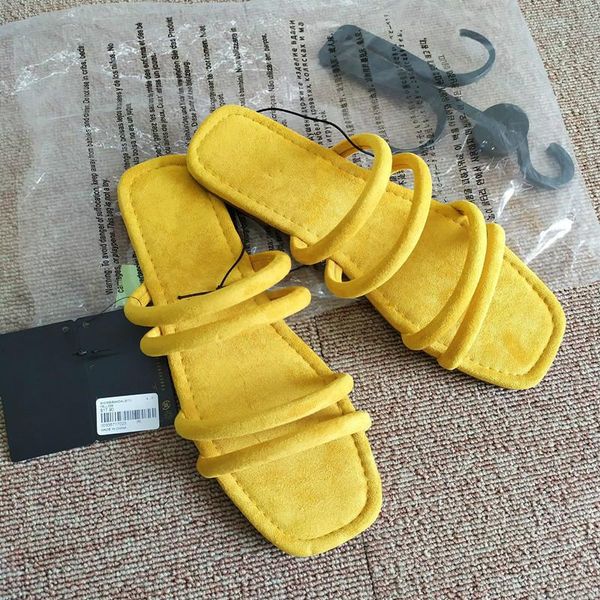 

excellent comfort women's shoes flat with slippers 2021 summer beautiful outside slides big size 39 40 41, Black