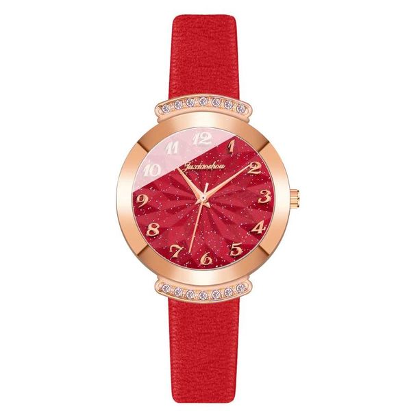 

wristwatches orologio donna women watch 2021 quartz exquisite leather belt band flower rhinestone for ladies, Slivery;brown
