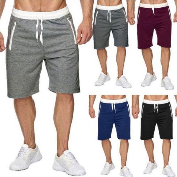 

men's shorts summer 2021 cotton workout men casual loose wear fitness bodybuilding jogger male brand sports pants mens clothing, White;black