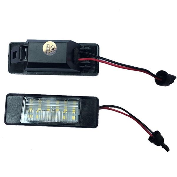 

emergency lights 2pcs/set license plate light lamp housing parking car modification replacement part for x-trail q50