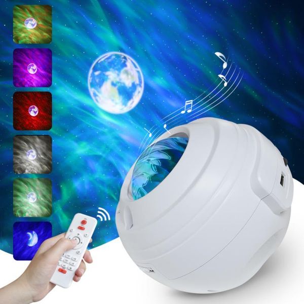 

night lights led star northern projector light galaxy starry sky lamp with music player speaker projection