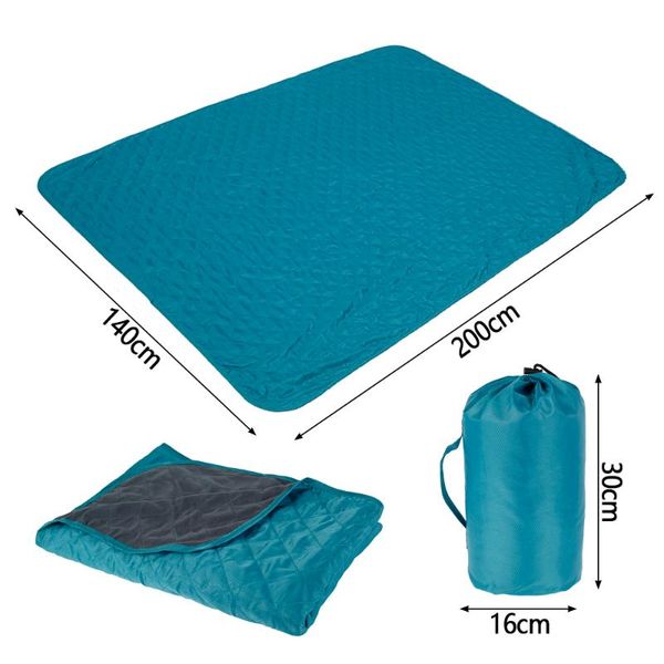 

outdoor pads 2m*1.4m portable picnic mat waterproof beach blanket camping ground mattress