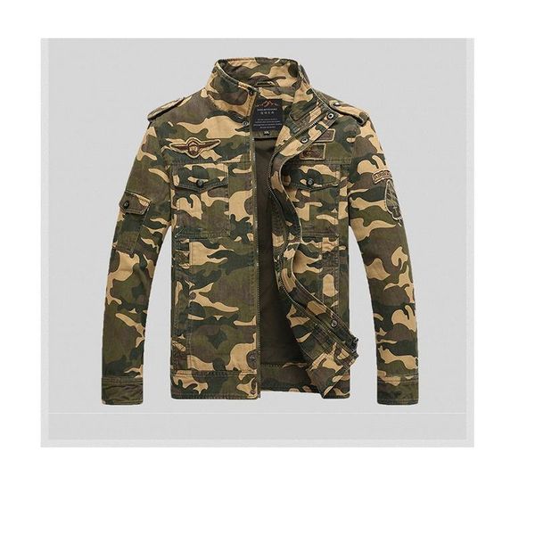 

men's jackets jacket casual cotton multi-pocket bomber camouflage 471075, Black;brown