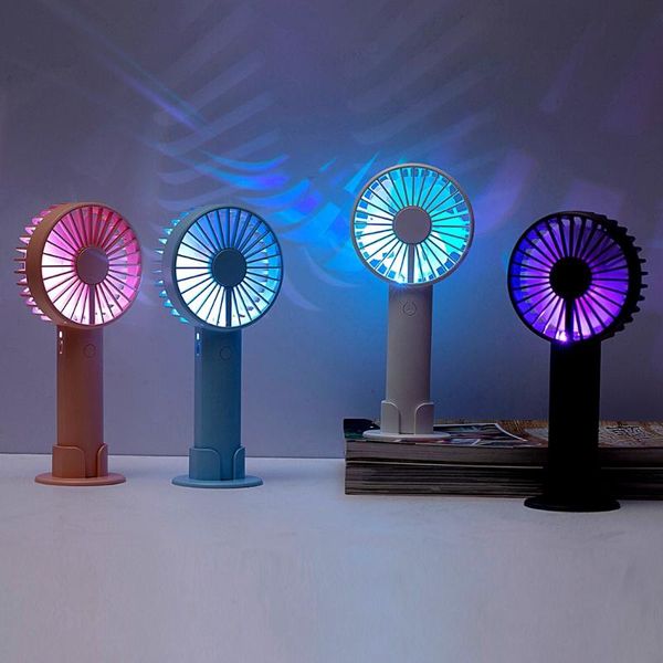 

electric fans cooling fan the mini handheld double leaf small large capacity 2000 mah usb rechargeable high wind
