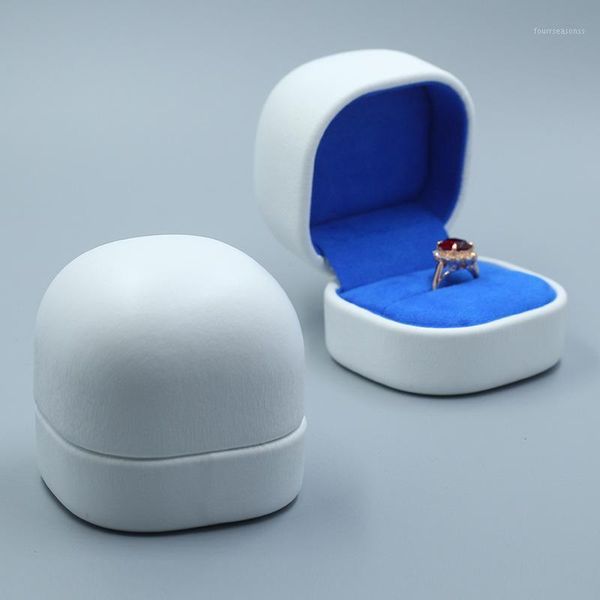 

gift wrap box high-grade imported pu leather wedding jewelry proposal ring packaging for girlfriend&wife1