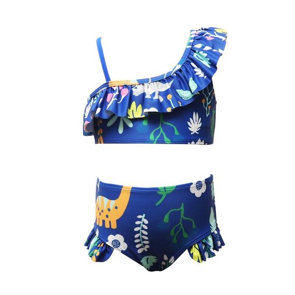 

one-piece suits children's split swimwear for girls kids 2 piece swimsuit women